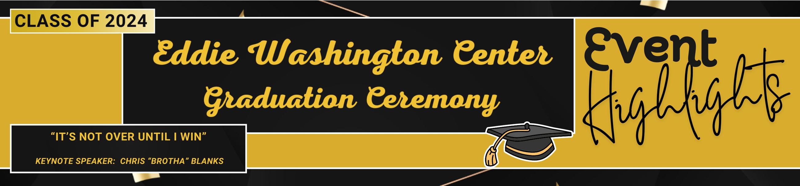 Eddie Washington Graduation Ceremony 2024