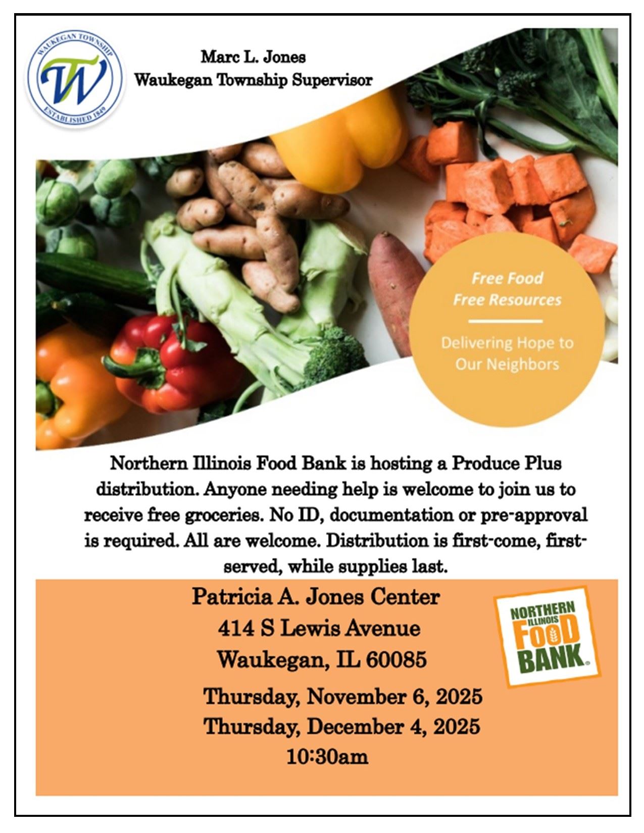 Outline TEMPLATE_Northern Food Bank Distribution