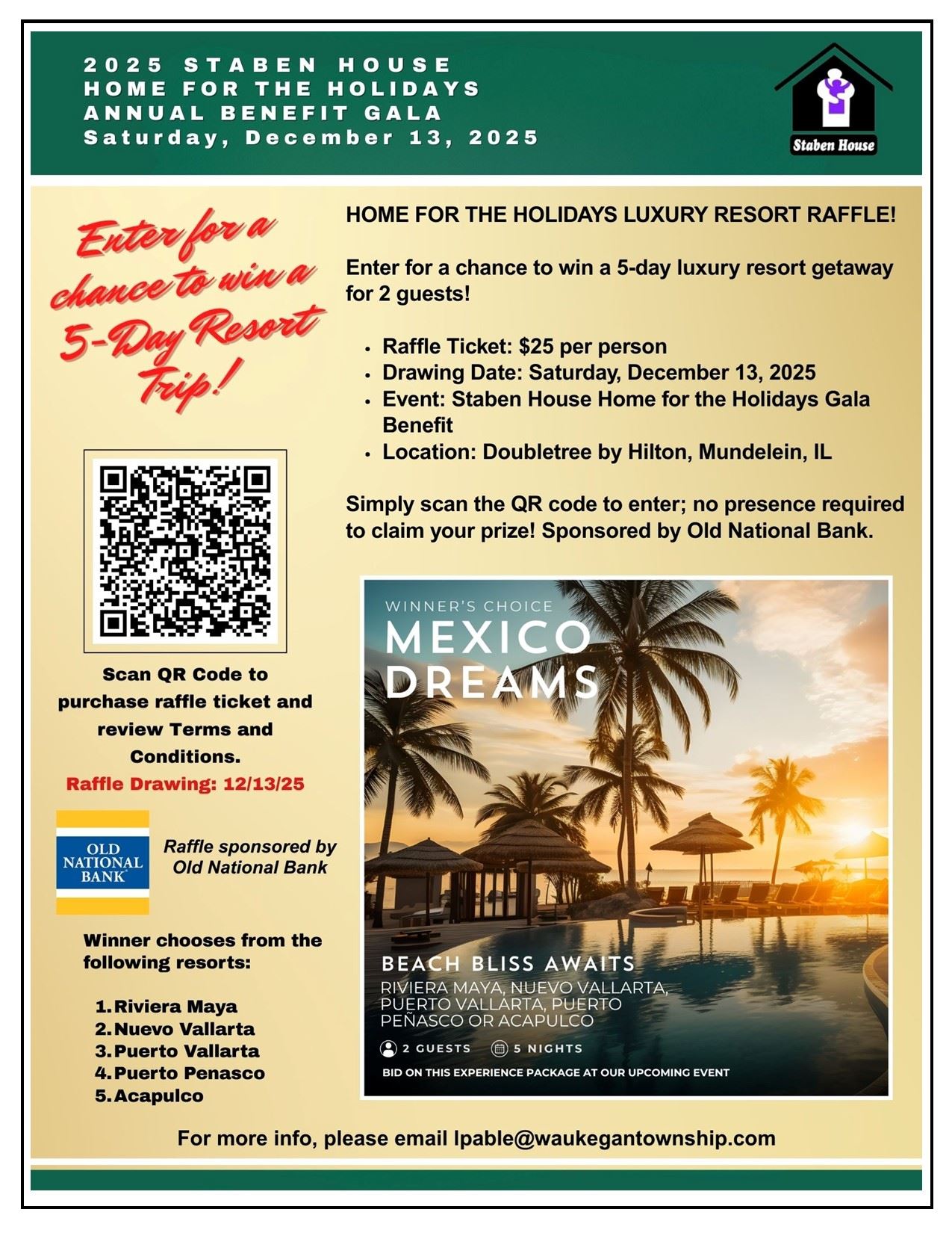 Outline TEMPLATE_Home for the Holidays Luxury Resort Raffle_REV