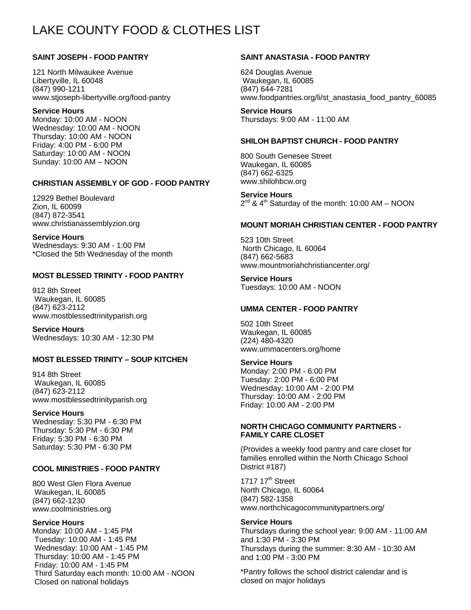 Pantry Listing Revised_011526